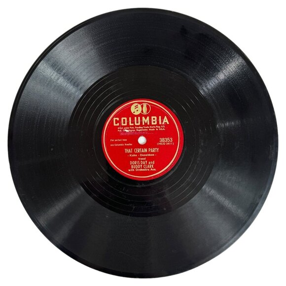 Doris Day Buddy Clark My Darling My Darling / That Certain Party 38353 Columbia - Picture 3 of 4